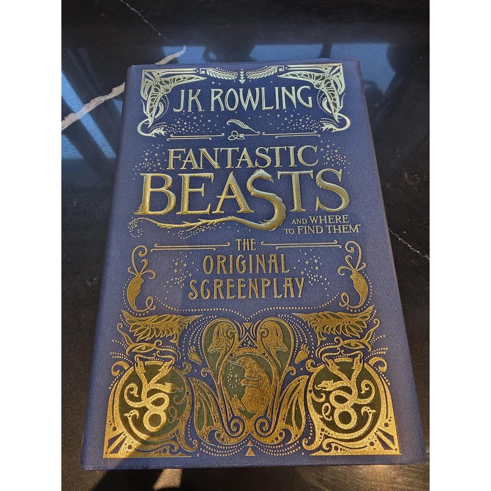 J.K. Rowling Fantastic Beasts Original Screenplay 2016 1st Ed Hardcover Book